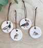 Handmade Ceramic Duck Family Set of 4 Ornaments - Image 4