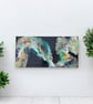Abstract flow fluid acrylic canvas  - Image 3