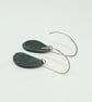Josefina by Fedha - oxidised, embossed sterling silver dangles, Keum Boo detail - Image 4