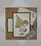 Handmade birthday card - little boy with boat  - Image 3