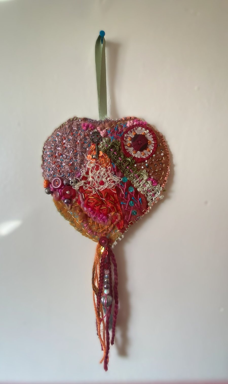 Stitched Heart Boho Inspired 
