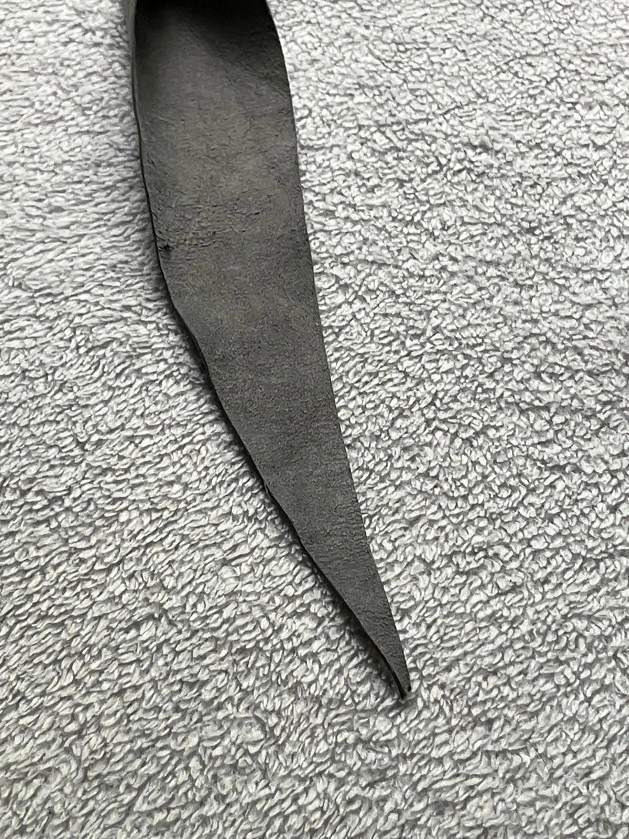 Chrome Handled, Gray coloured soft Leather Single Tailed Whip 