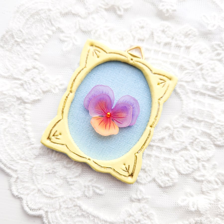 Tiny Floral Wall Hanging
