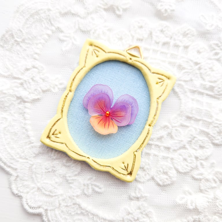 Tiny Floral Wall Hanging