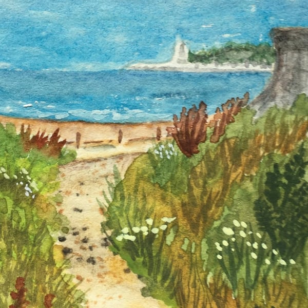 ACEO Summer beach 