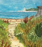 ACEO Summer beach  - Image 1
