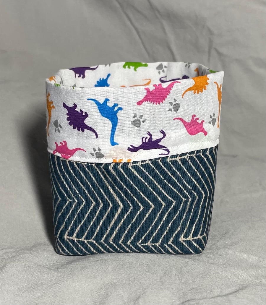 Mini fabric storage tub
