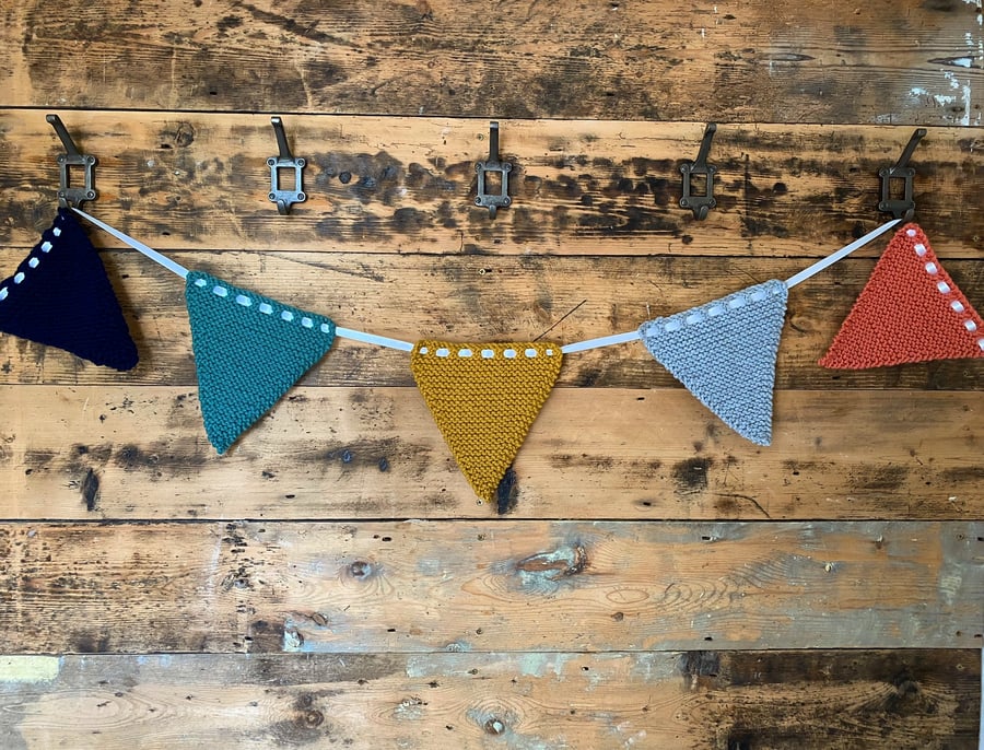 Handknitted Bunting