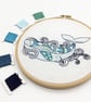 Whale Embroidery Kit - Simple Embroidery Kit, Hand Embroidery Kit - Image 4