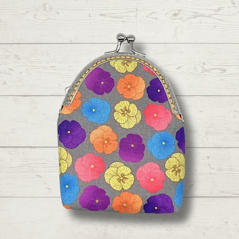 Coin Purse, Pansies, Christmas Present