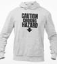 Caution Choking Hazard Hooded Sweatshirt Funny Rude Lad Gift For Him Joke  - Image 2