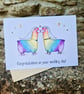 Lesbian Wedding Card, Bride and Bride Card, Mrs and Mrs Card, Wedding Card - Image 6