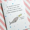 narwhal's nibbles  - birthday card