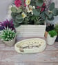 Glasses or trinket basket, hand crocheted  - Image 2