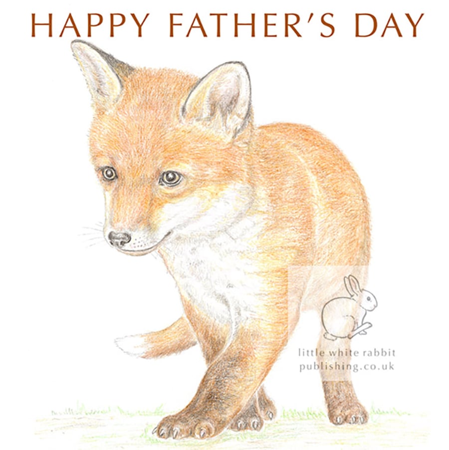 Fox Cub - Father's Day Card