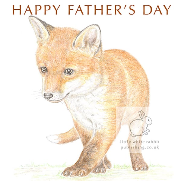 Fox Cub - Father's Day Card
