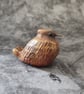 Little Bird Sculpture, Russet Gold Baby Fledgling Ornament - Image 2
