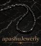 Black Onyx & Hematite Men’s Necklace – Handmade to Order