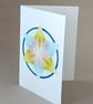 Star Mandala card, a 6 pointed star handmade card - Image 1