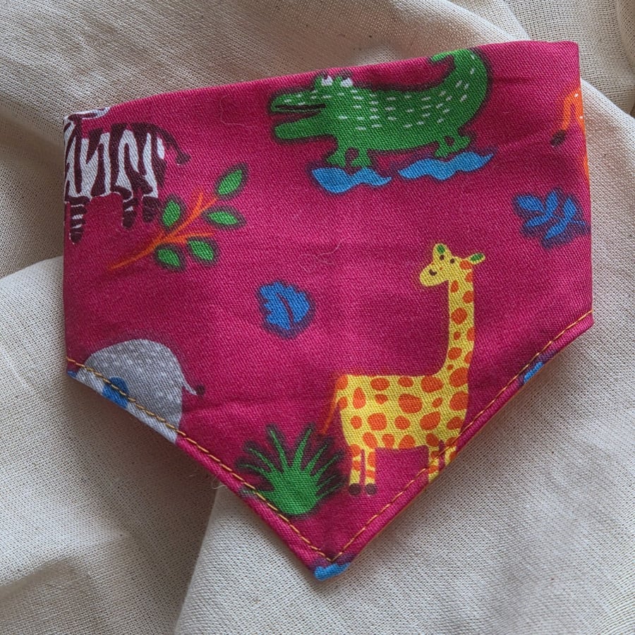  Elasticated slip-on Dog Bandana - Size XS