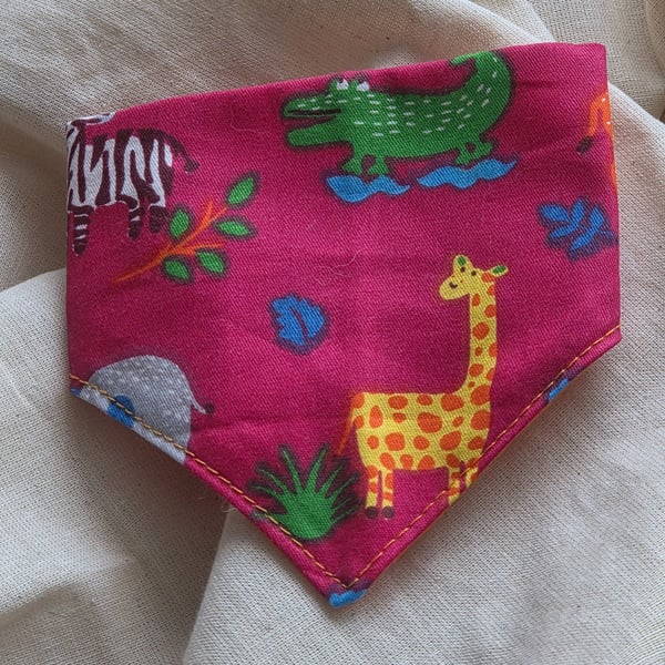  Elasticated slip-on Dog Bandana - Size XS