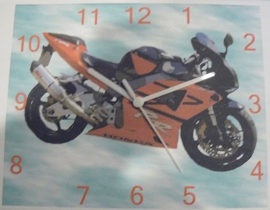CBR900RR Fireblade wall hanging clock classic motorbike