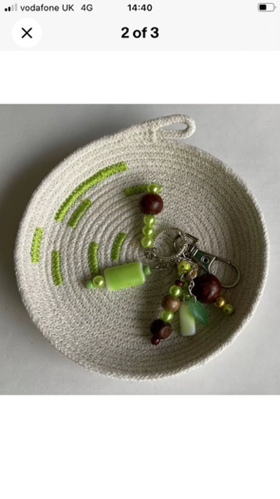 Small, Cotton Rope,Coil Basket