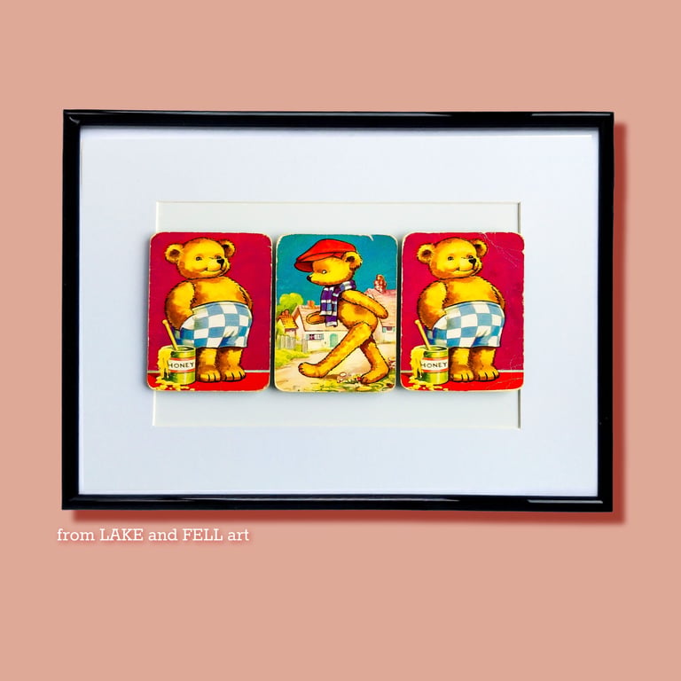 Vintage Twizzle SNAP Wall Art, pick your characters, FRAMED art