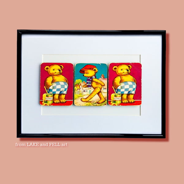 Vintage Twizzle SNAP Wall Art, pick your characters, FRAMED art