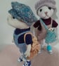 knitted kitten doll, dotpebblesknits design, Kitten Kids  - Image 8