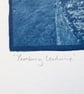 A4 Handmade Cyanotype Print of Yarnbury Leadmine - Image 4