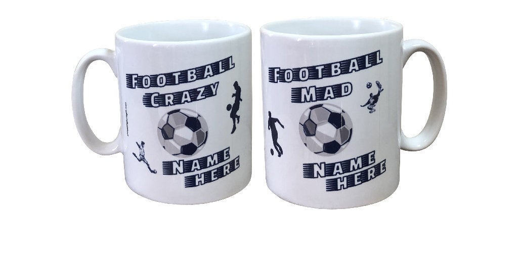 Personalised Tottenham Hotspur FC Colour Football Mug. Mugs for Spurs fans