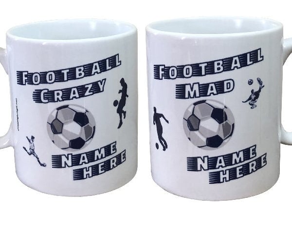 Personalised Tottenham Hotspur FC Colour Football Mug. Mugs for Spurs fans