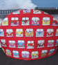 4-6 Cup Tea Cosy Red With Camper Van Pattern (R754L) - Image 3