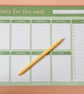 Happy Weekly Planner A4 Desk Pad Plan the Week 50 sheets Notepad Family Calendar - Image 5