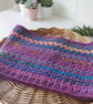 Crochet Chunky Stripe Neck Warmer Cowl - Image 2