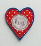 Set of 5 Embroidered Heart-Shaped Pocket Hugs - Image 3
