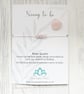 Nanny to be, Pregnancy Reveal Gifts, New Grandparents, Crystal Bracelet - Image 2