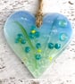 Card ‘With Love’ with Detachable Glass Meadow Heart - Image 3