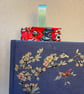Alice in Wonderland Handmade Quilted Bookmark with Ribbon - Image 2
