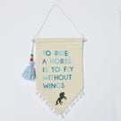 Flying horse banner