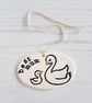 Swan and babies hanging decoration, Mother's Day gift - Image 4