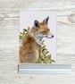 Red Fox Art Print - A5 size - Scottish Wildlife Illustration - Image 4