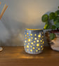 Handmade ceramic candle holder, ceramic luminary  - Image 2