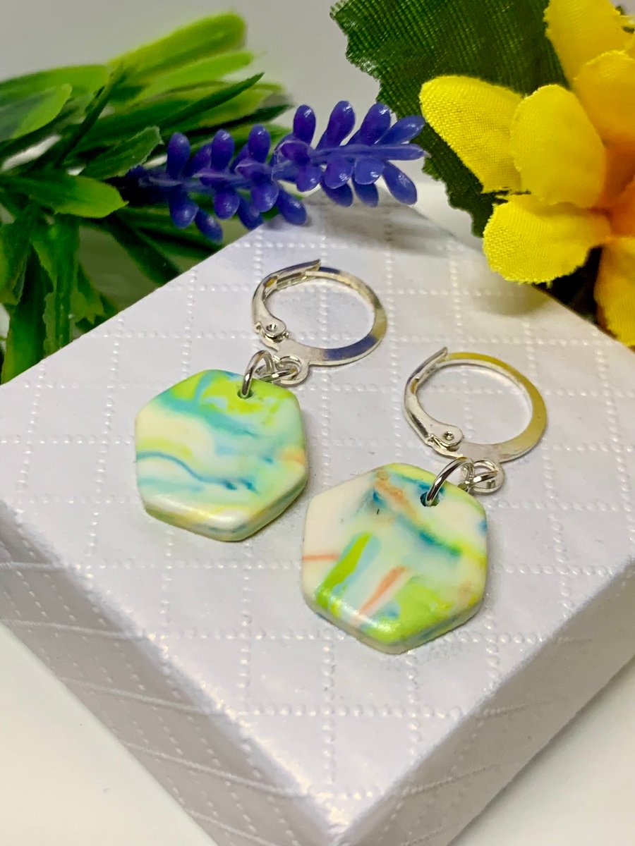 Polymer Clay Dangle Earrings