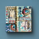 "Layered whispers"  an abstract collage