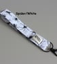 Handmade Halloween Spooky Wristlet Keychain, Spooky Goth Fabric Key Fob - Image 4