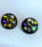 Black Dichroic Buttons, set of 2 - Image 7