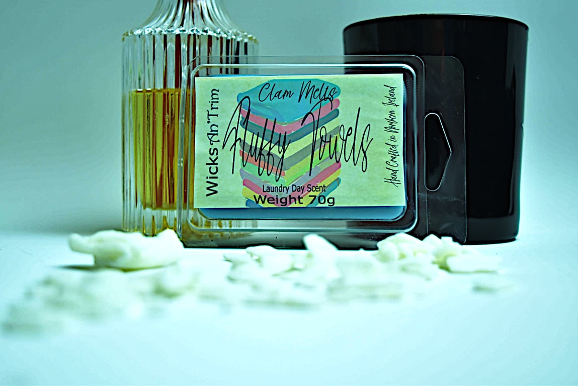Fluffy Towels Soy Wax Melts Hand Poured Highly Scented Clam Melt