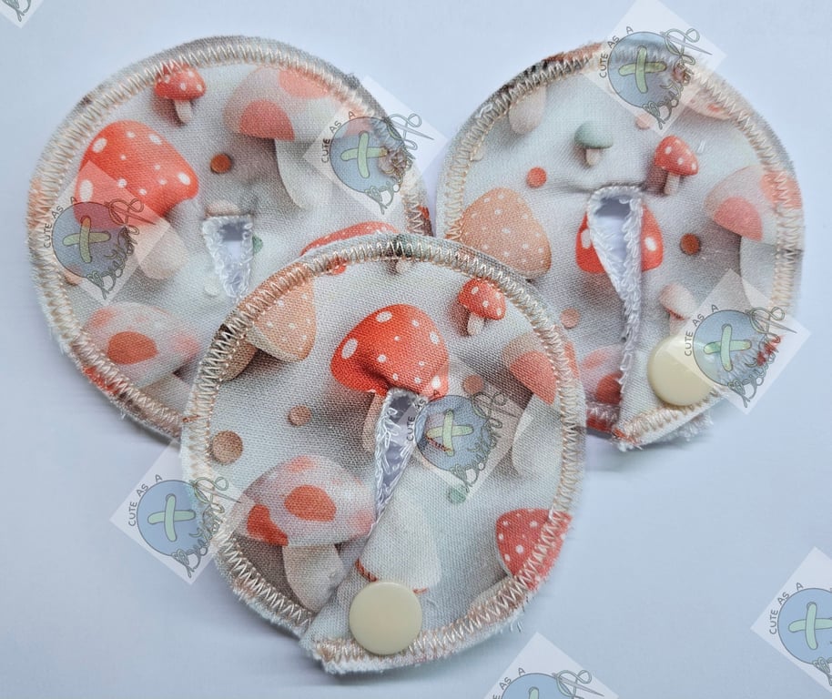 PEG tube G tube J tube MICKEY button SPC tubie pads- Mushroom x3